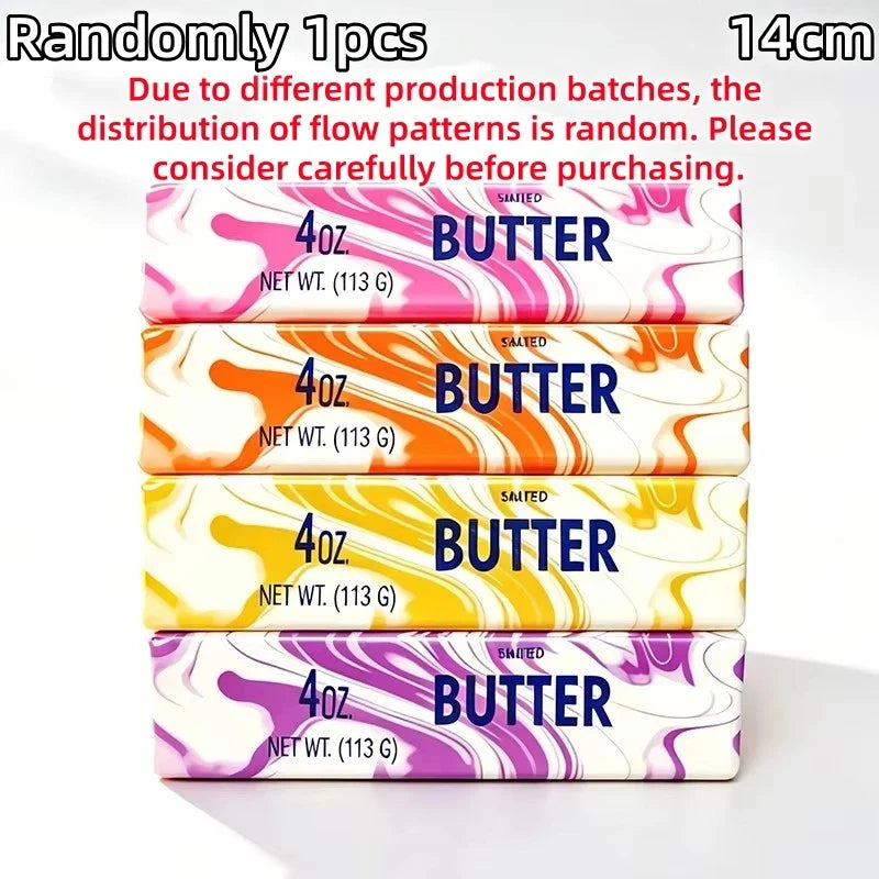 Squishy Butter Stick Fidget Toy Sticky Butter Stick Slow Rebound Stress Ball Squeeze Toy Anti-stress Sensory Toy for Adults